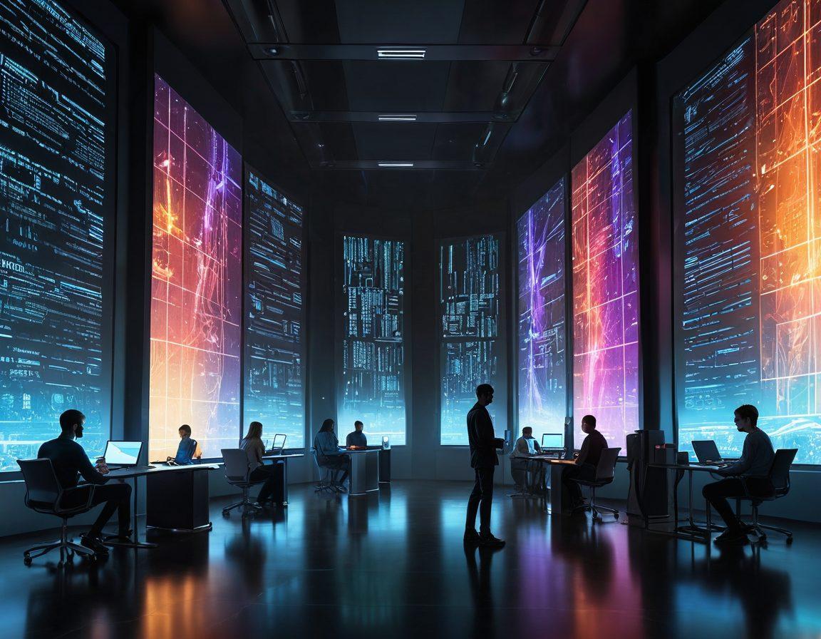 A digital fortress surrounded by a protective shield, symbolizing privacy and data security, with a diverse group of individuals confidently browsing on their devices inside the fortress. Include elements like padlocks, firewalls, and encrypted data streams in the background to emphasize confidentiality. The scene should convey empowerment and safety in the digital realm. super-realistic. vibrant colors. dark background.